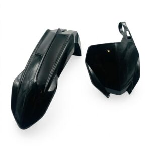 Polisport YZ 125 numerokilpi + lokasuoja, Musta