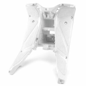 Astinlautakate valkoinen yamaha aerox