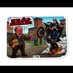 VITTU! jälki-istuntoa tarra