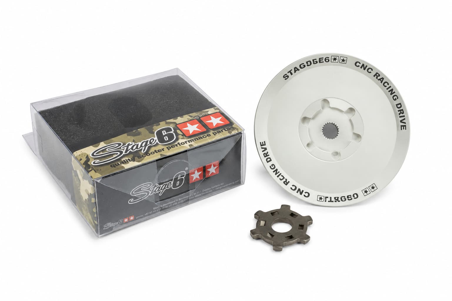 Stage6 R/T variaattorin laippa, Peugeot skootterit