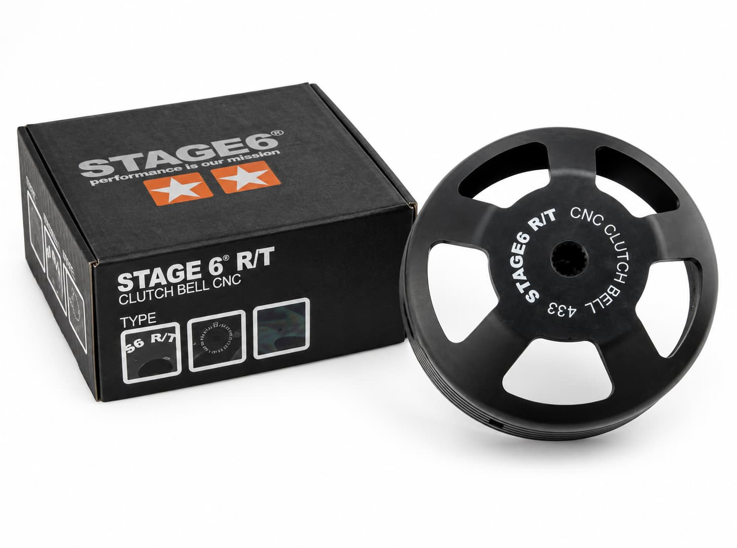 Stage6 R/T kytkinkello 433g Ø107mm, Yamaha skootterit