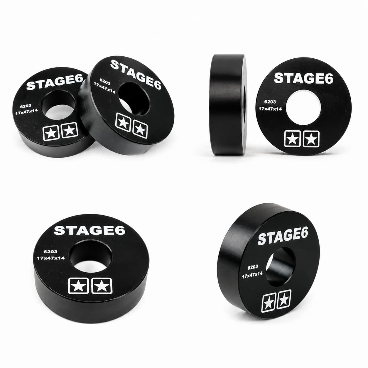 Stage6 Dummy laakerisovite 6303 17x47x14mm 2kpl, Minarelli AM6