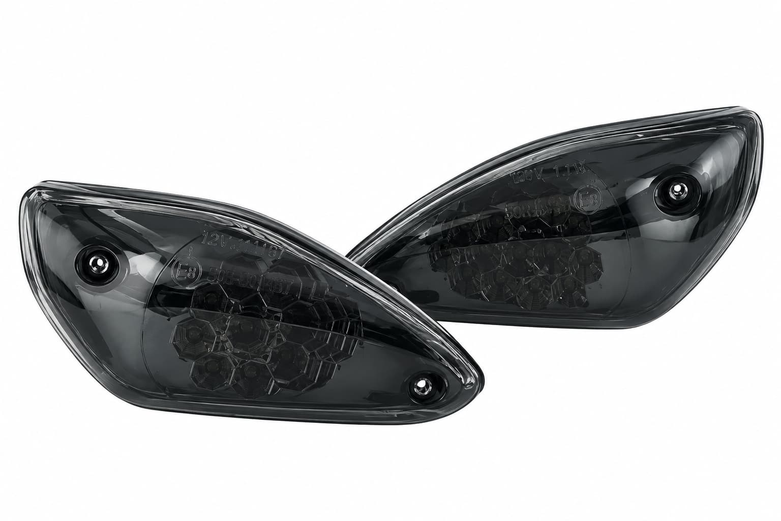 LED-etuvilkut Black Line, Yamaha Aerox -12