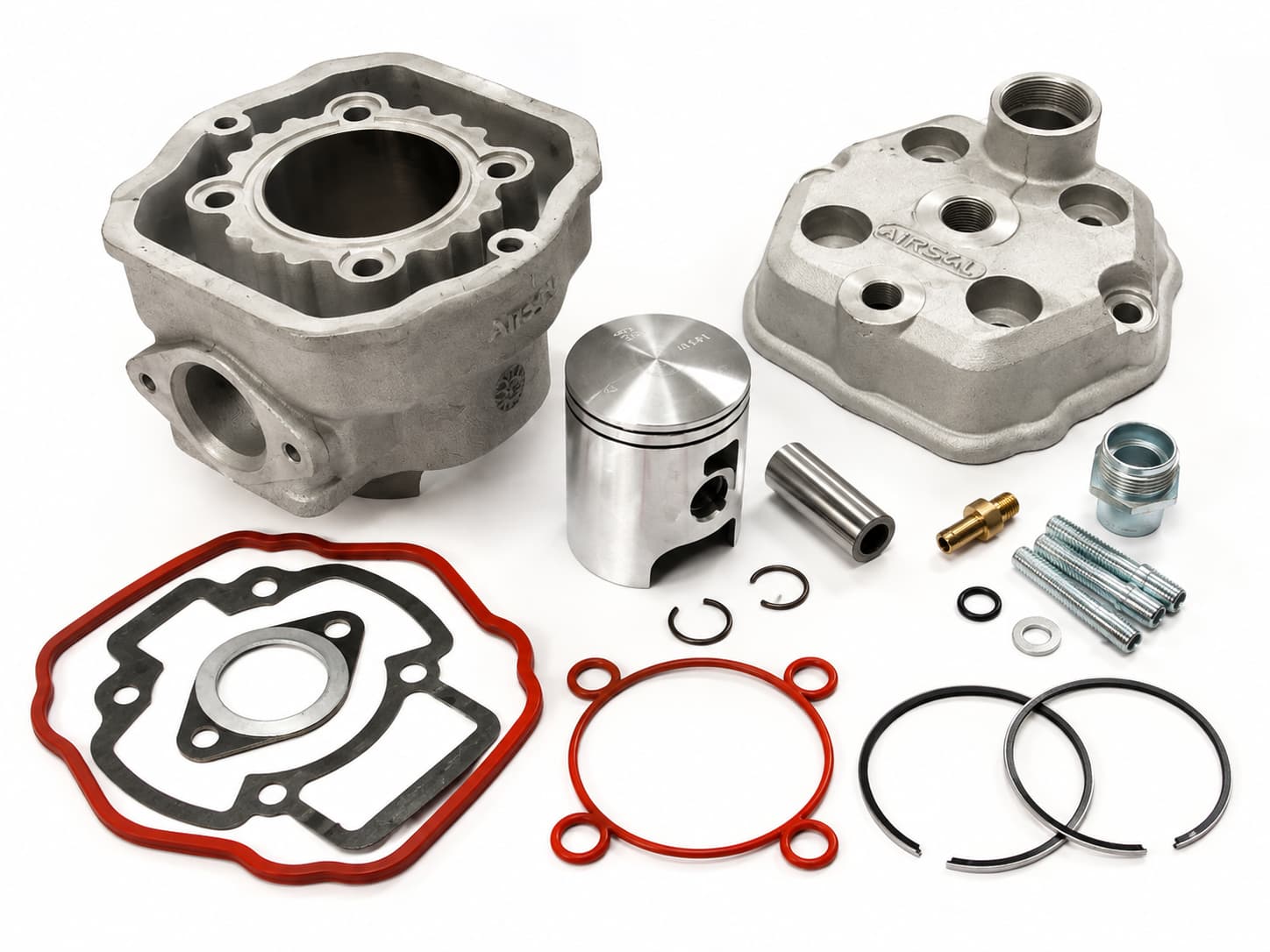Airsal ALU Sport sylinterisarja 70cc, Aprilia/Gilera/Piaggio skootterit (vesi)