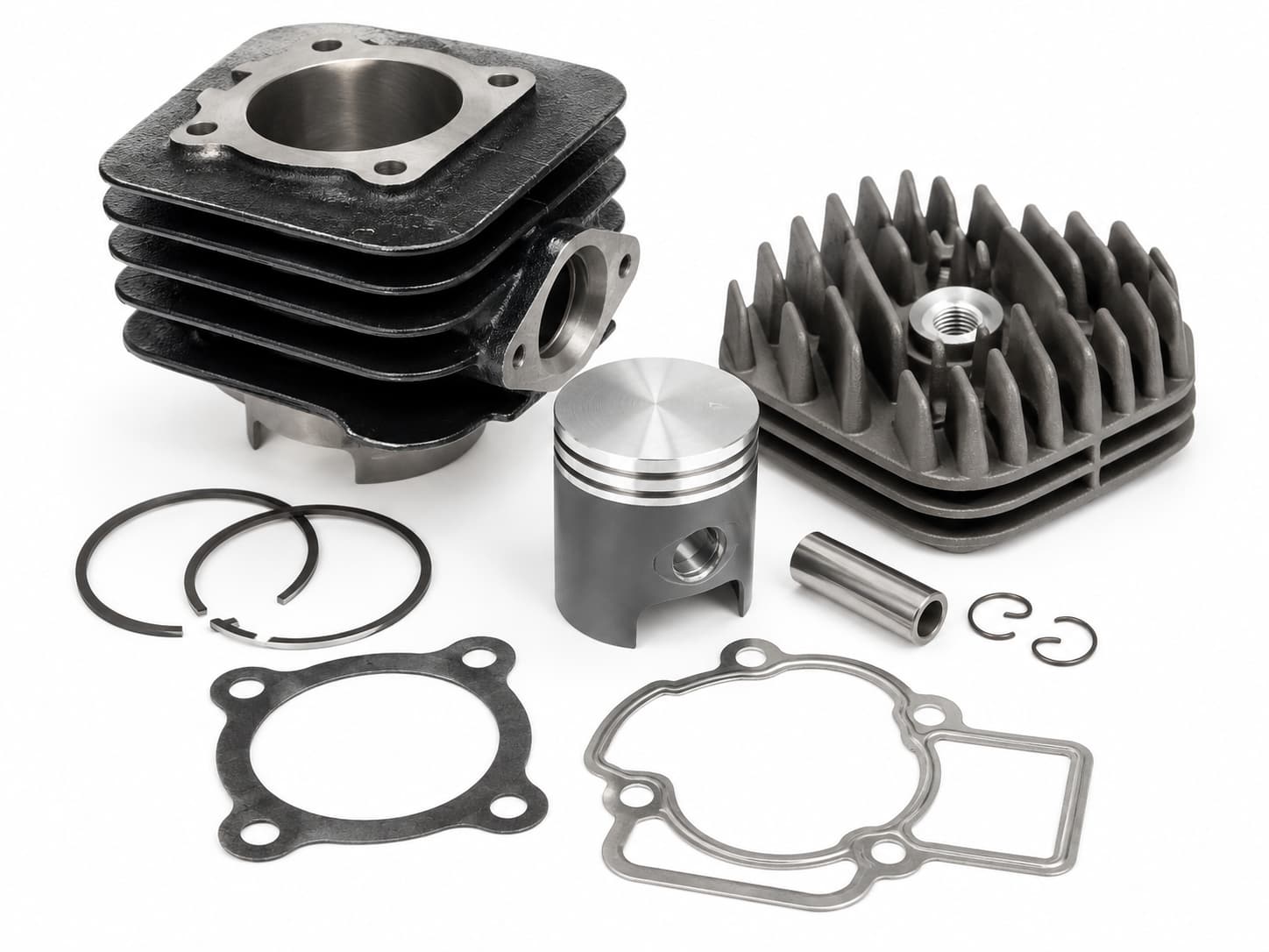 Top Performance Black Trophy sylinterisarja 70cc, Aprilia/Gilera/Piaggio skootterit (ilma)