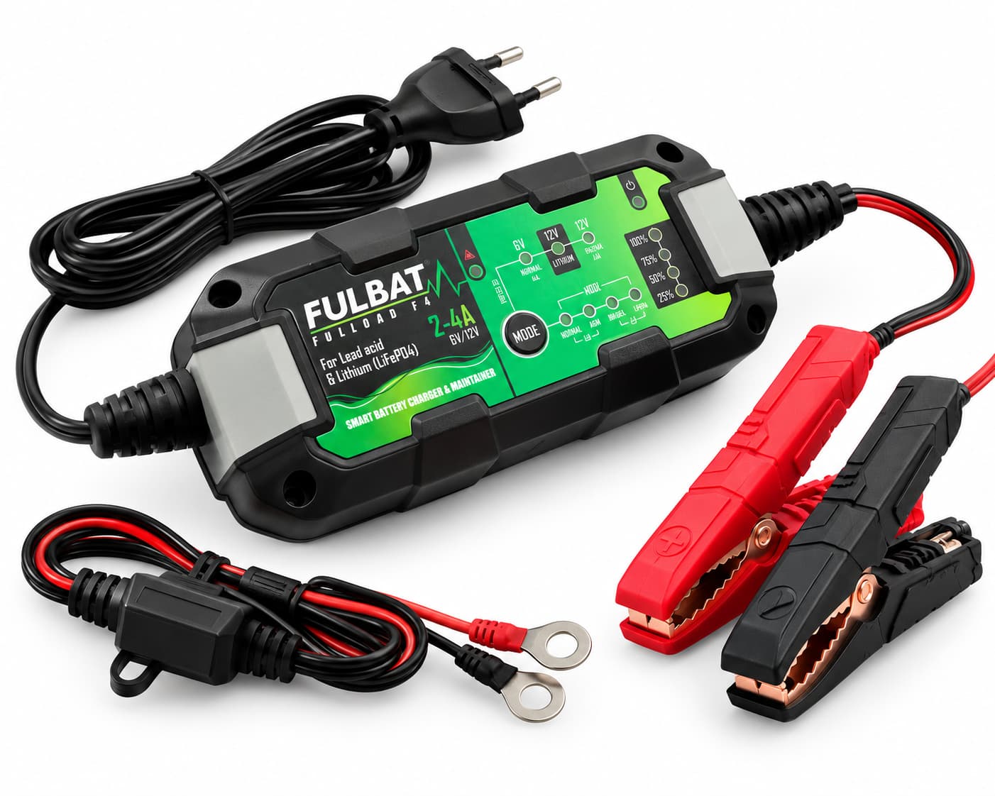 Fulbat FULLOAD F4 akkulaturi 612V 2-4A
